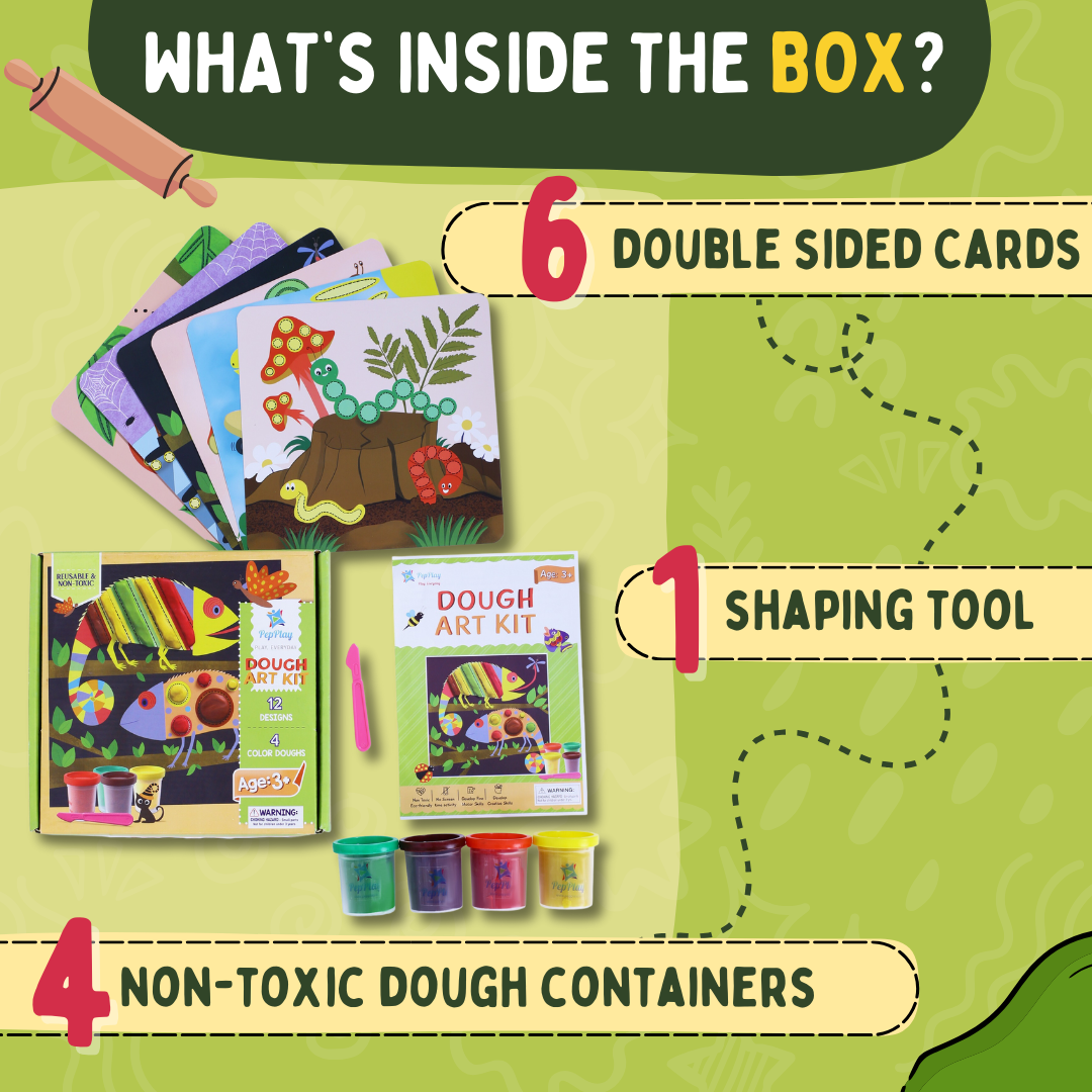 PEPPLAY DOUGH ART KIT - NATURE