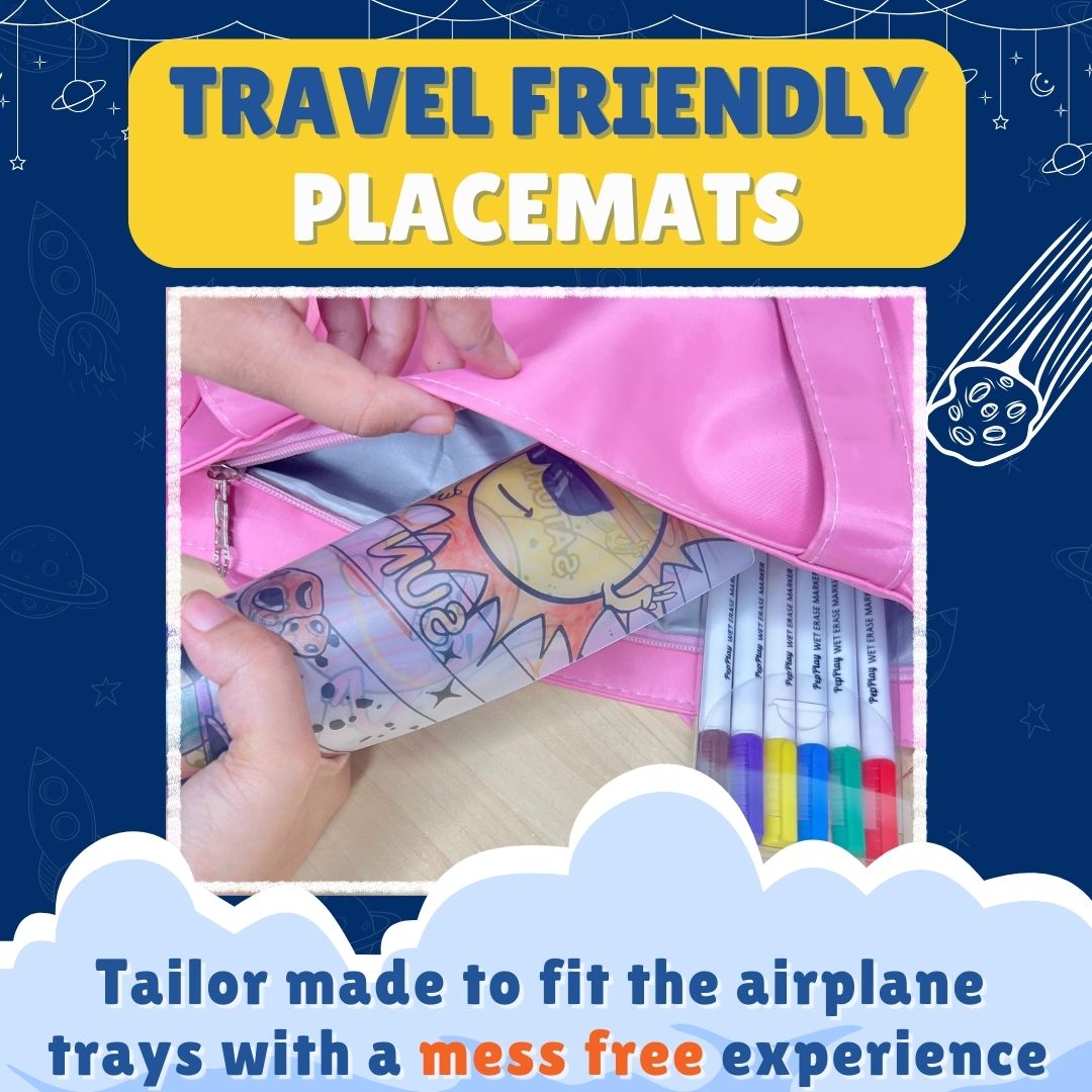 DOODLE PLACEMATS - SPACE SERIES