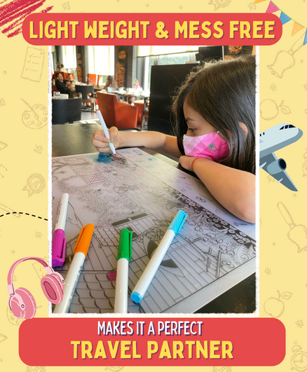 DOODLE PLACEMATS- FIND & COLOUR