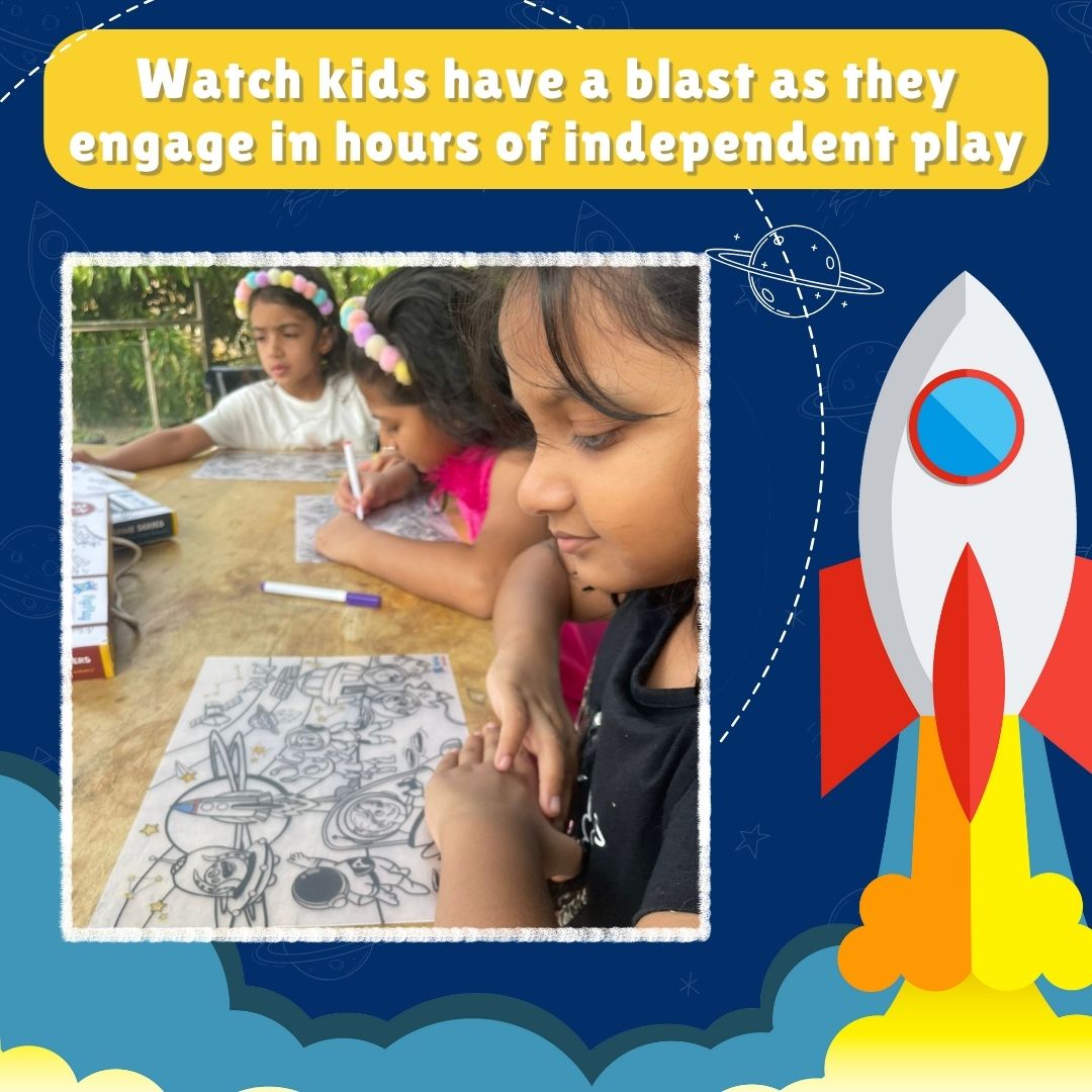 DOODLE PLACEMATS - SPACE SERIES