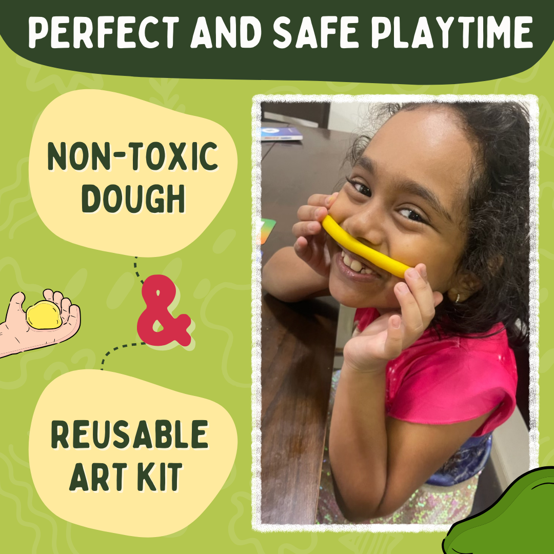 PEPPLAY DOUGH ART KIT - NATURE