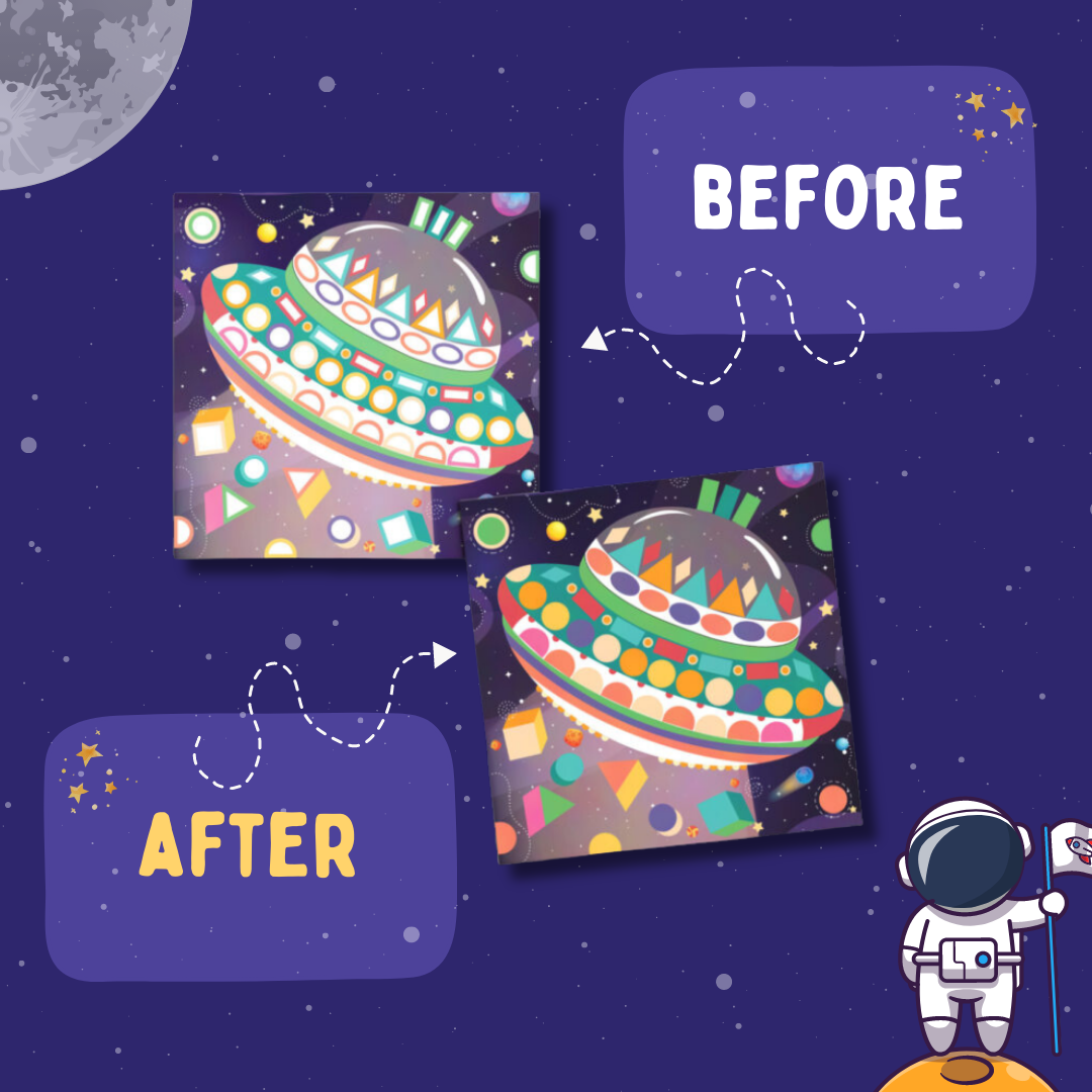 PEPPLAY SHAPE STICKERS - SPACE EXPLORERS