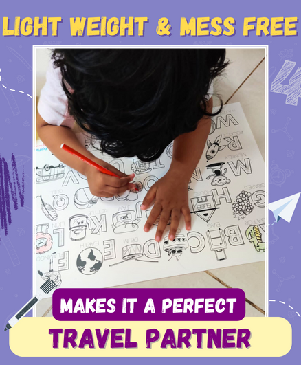MY FIRST EDUCATIONAL SET- REUSABLE DOODLE PLACEMATS