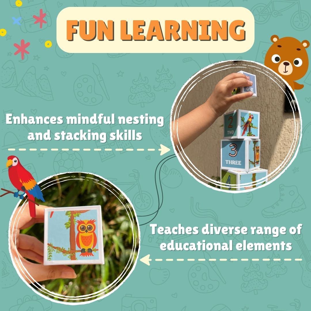 PEPPLAY STACKING & NESTING CUBE