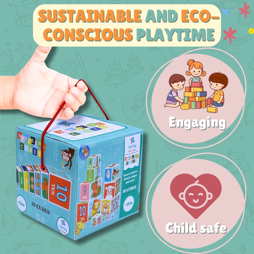 PEPPLAY STACKING & NESTING CUBE