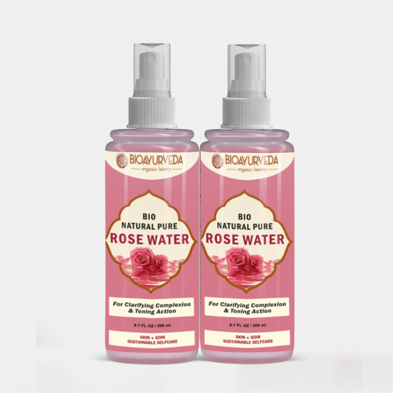 Bioayurveda Bio Natural Pure Rose Water Facial Toner & Mist