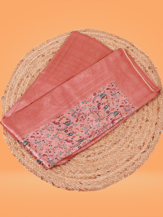 Banarasi Zari Jaal Paper Silk Saree