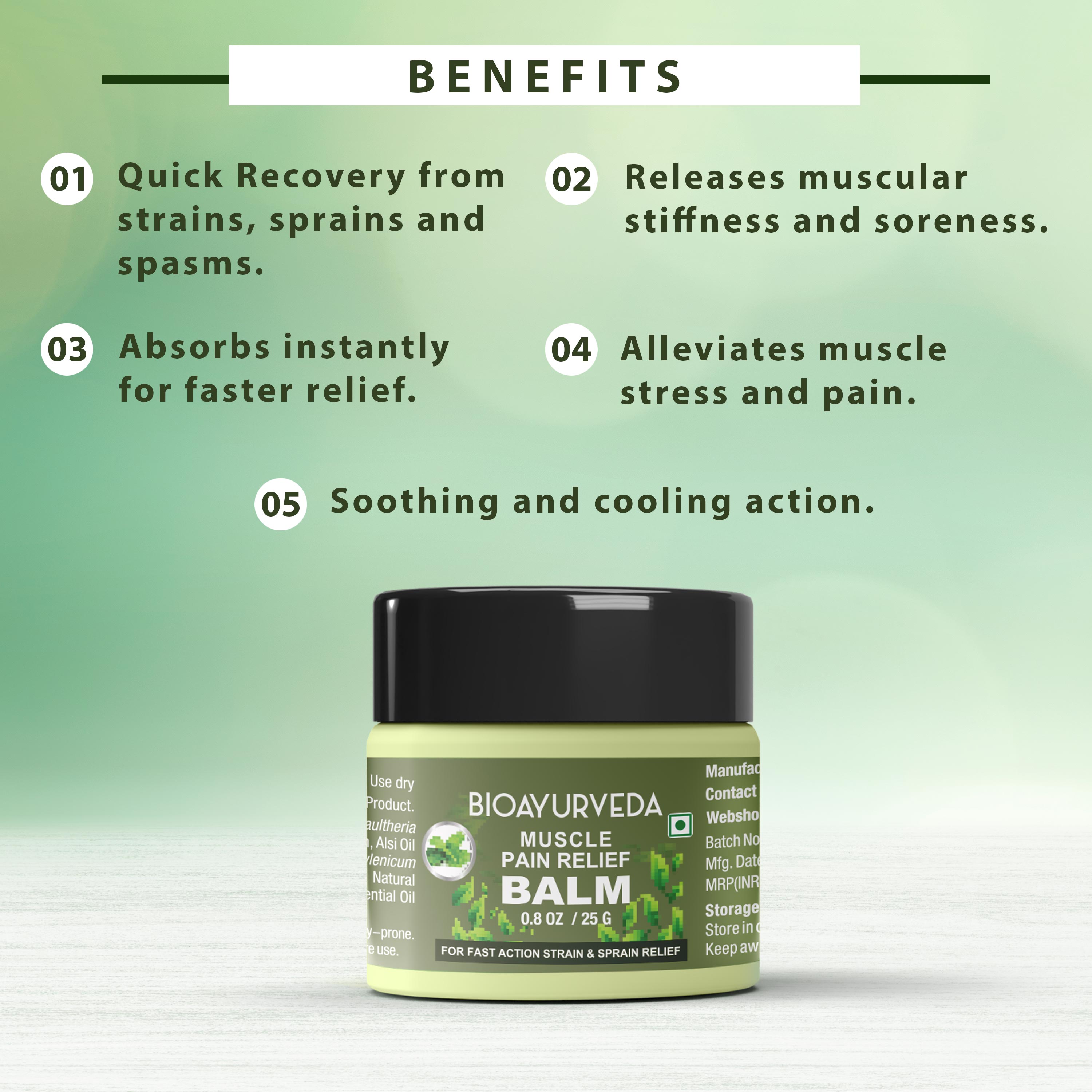 Muscle Pain Relief Balm