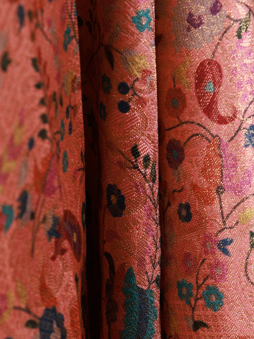 Banarasi Zari Jaal Paper Silk Saree