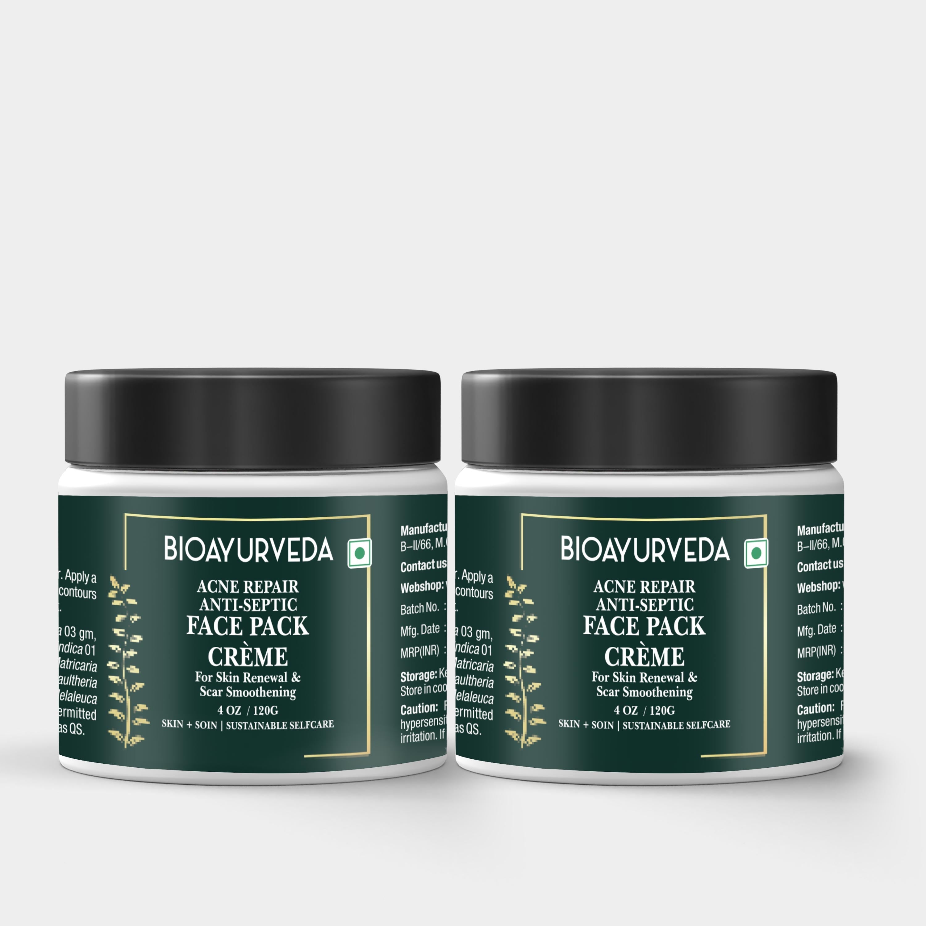 Acne Repair Anti-Septic Face Pack Crème