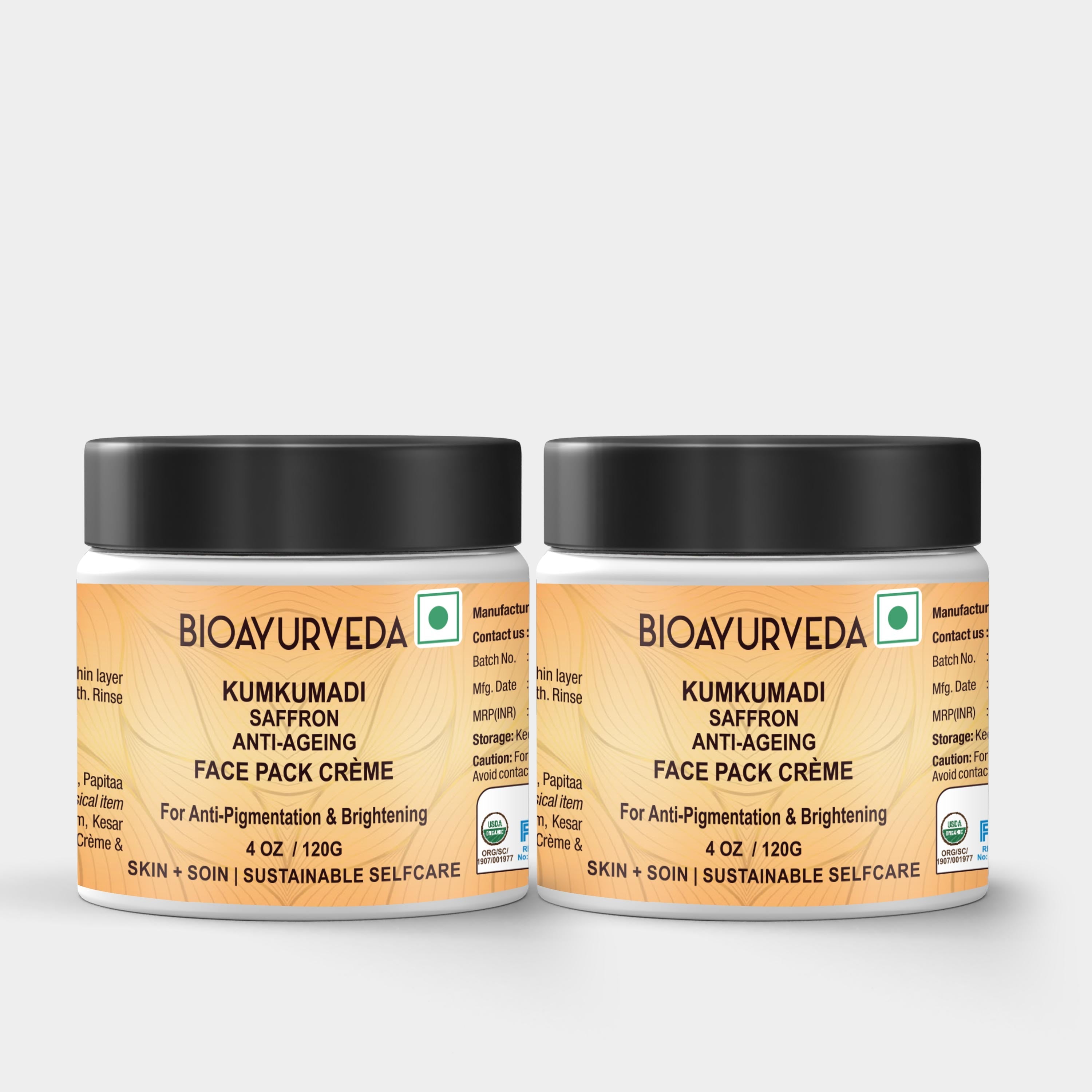 Bioayurveda Kumkumadi Saffron Anti-Ageing Face Pack Crème