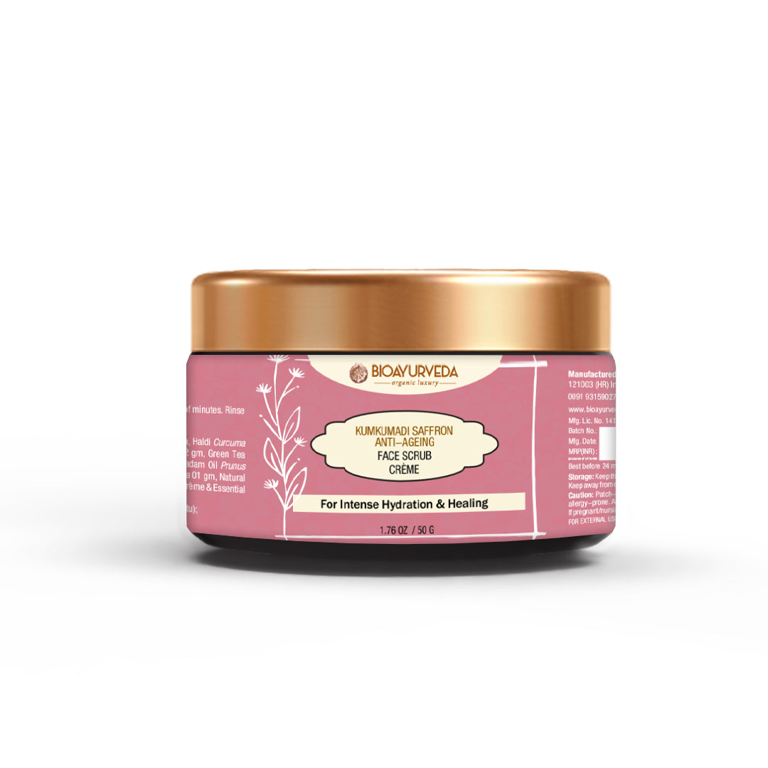 KUMKUMADI SAFFRON ANTI-AGEING FACE SCRUB CRÈME