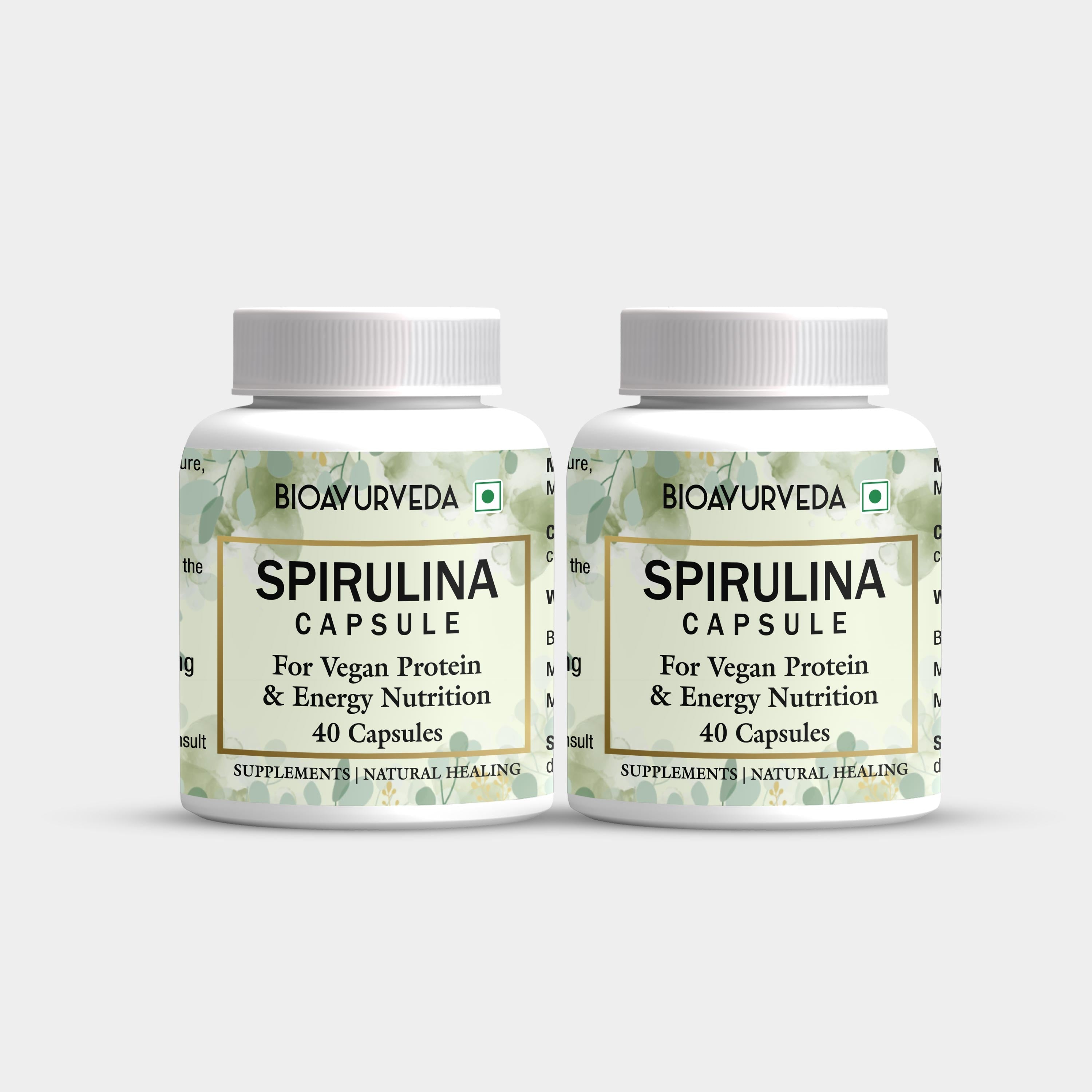 Spirulina Capsule Brands In India | Spirulina 500mg | BIOAYURVEDA