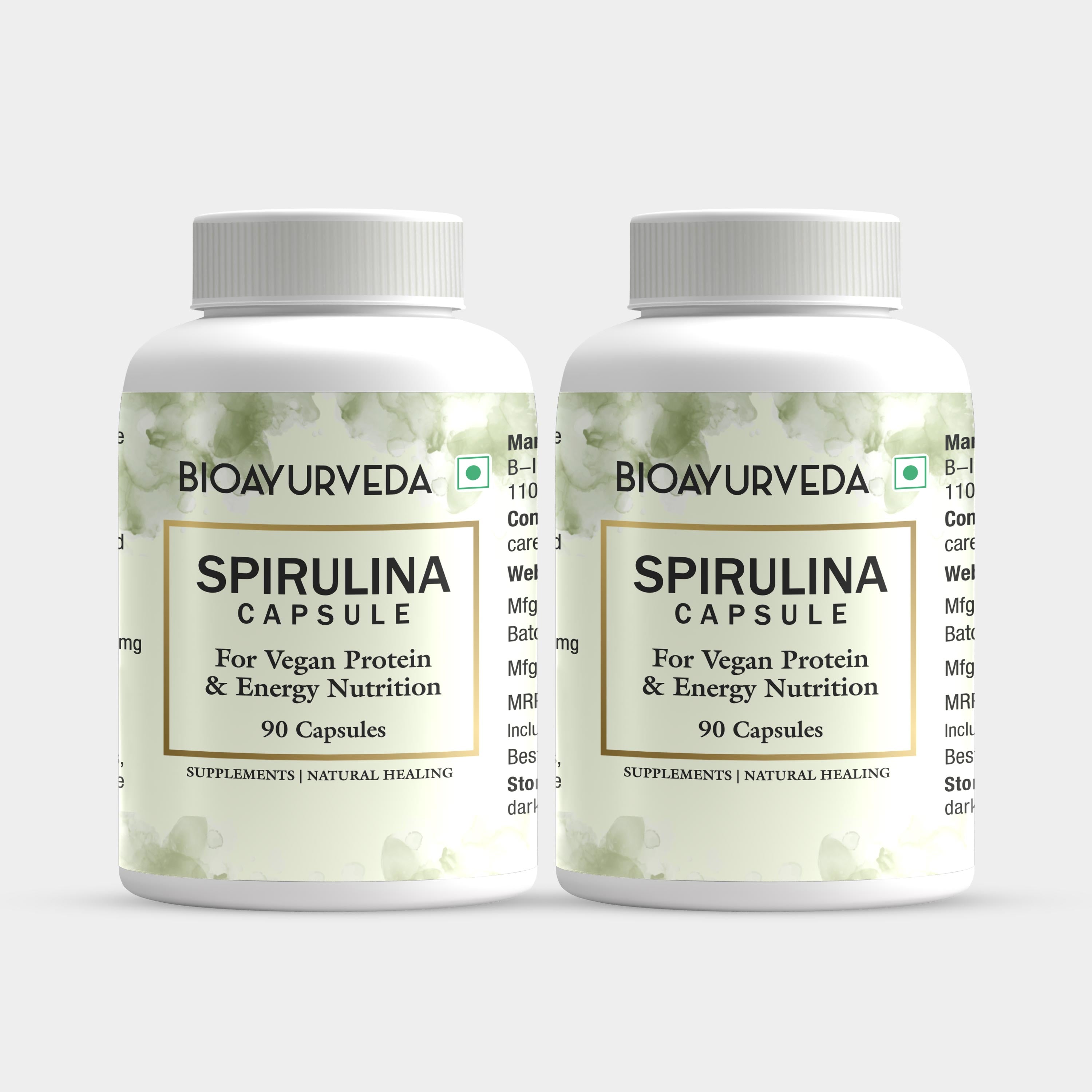 Spirulina Capsule Brands In India | Spirulina 500mg | BIOAYURVEDA