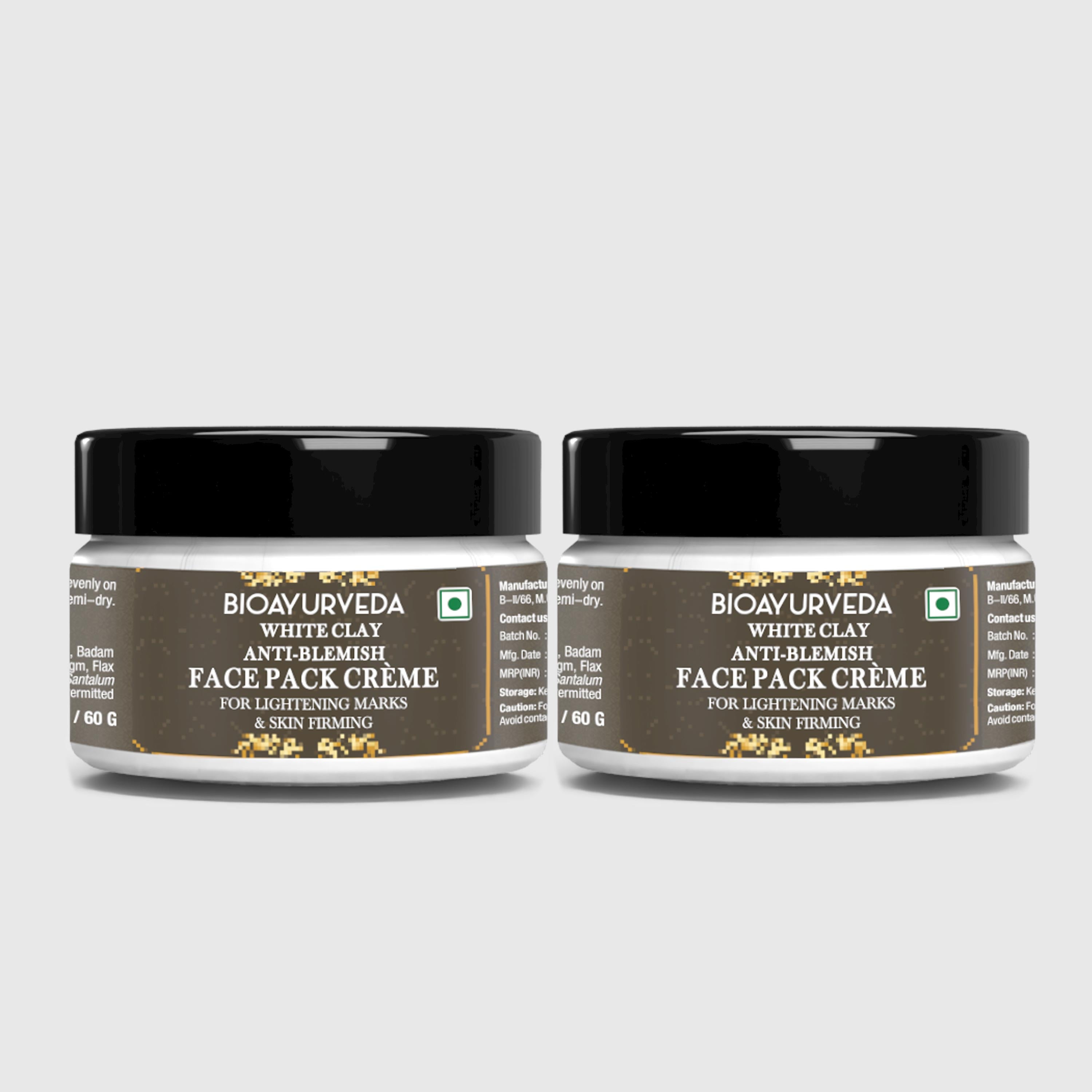 White Clay Anti-Blemish Face Pack Crème