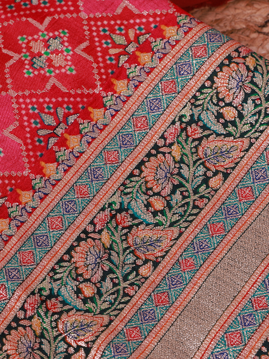 Pure Russian Dola Jacquard Suit with Dupatta