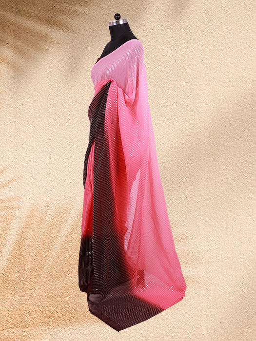 Georgette Sequins Saree