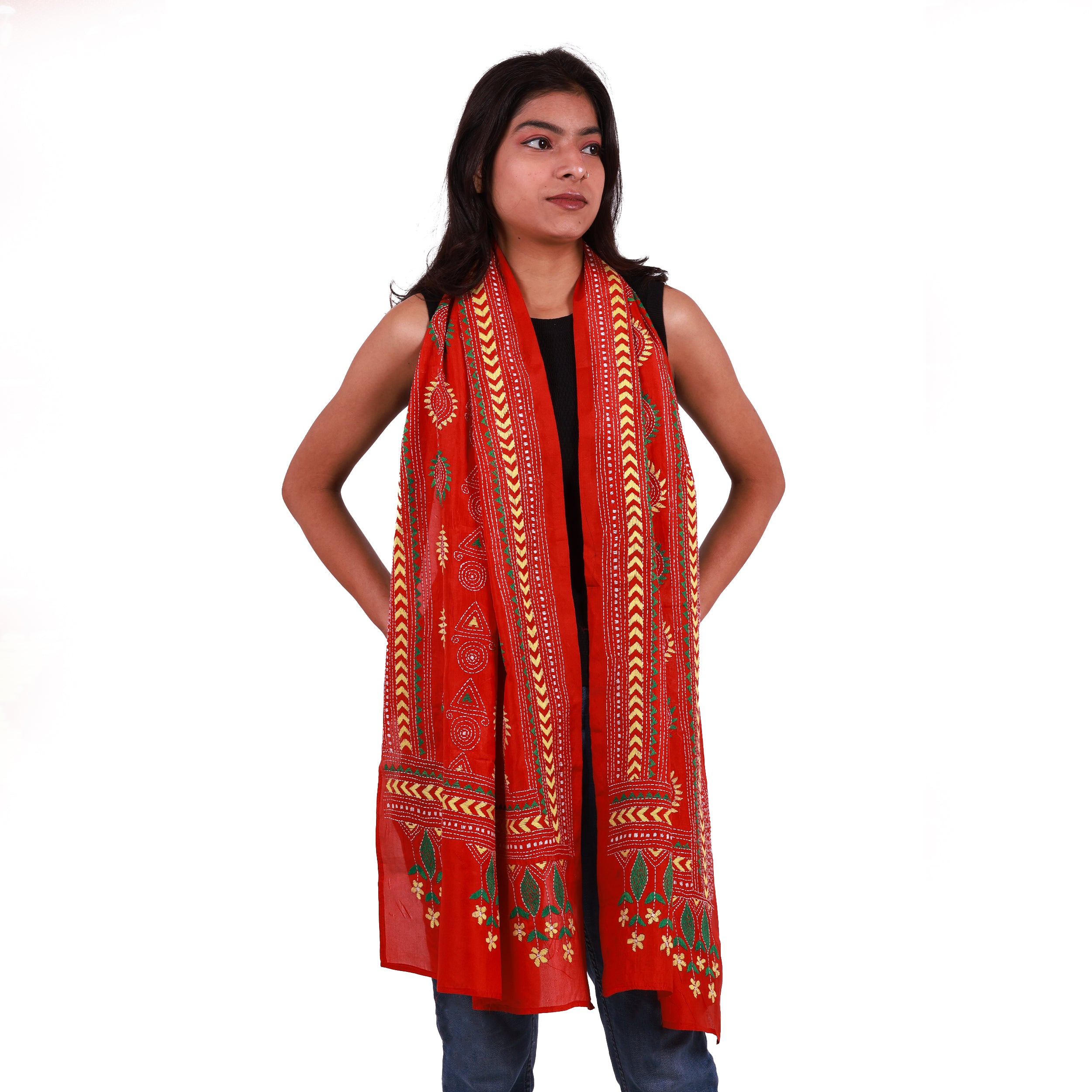Kantha Stole