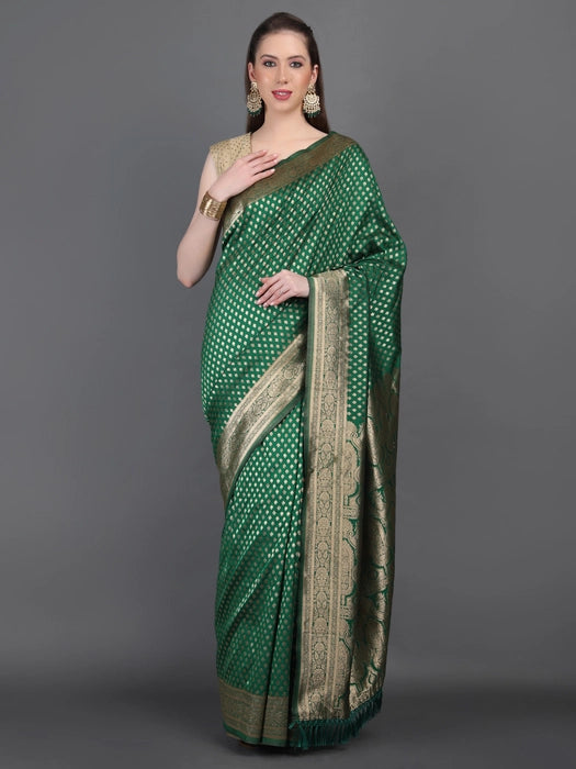 Banarasi Saree with Golden Small booti