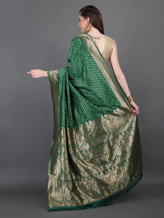 Banarasi Saree with Golden Small booti