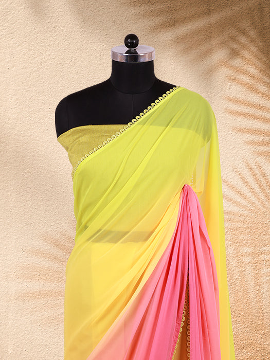 Georgette Alia Bhatt Saree