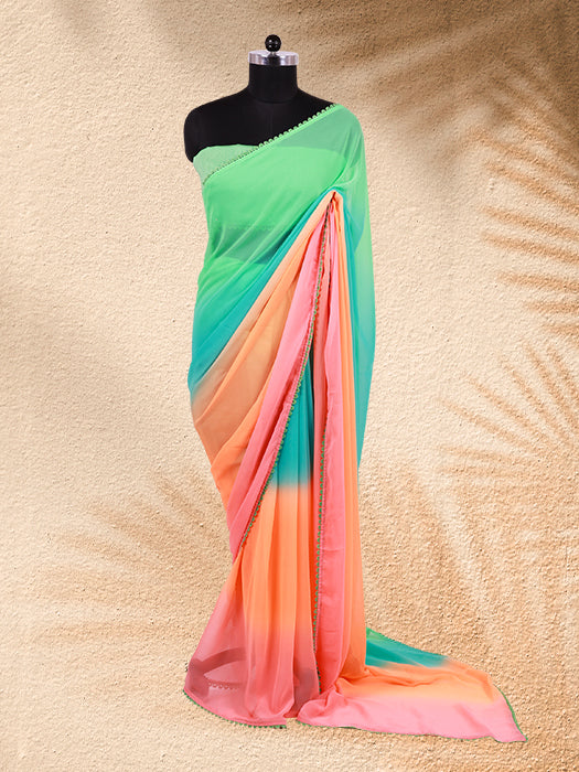 Georgette Alia Bhatt Saree
