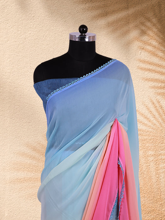 Georgette Alia Bhatt Saree