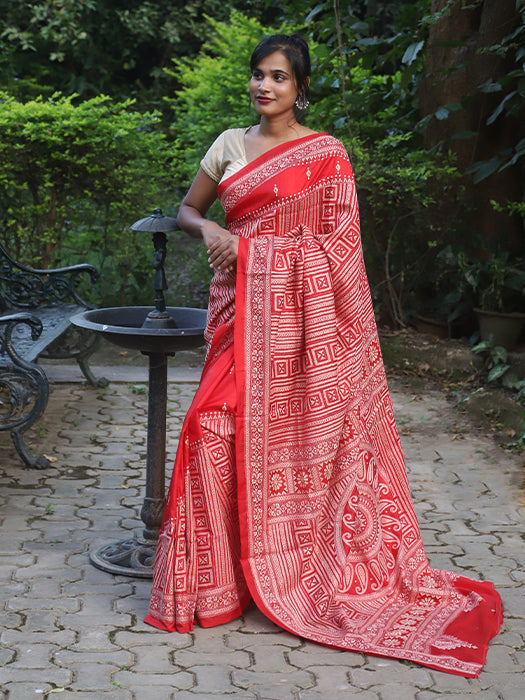 Pure Bangalore Silk Mark Certified Saree with Sozni Hand Embroidery