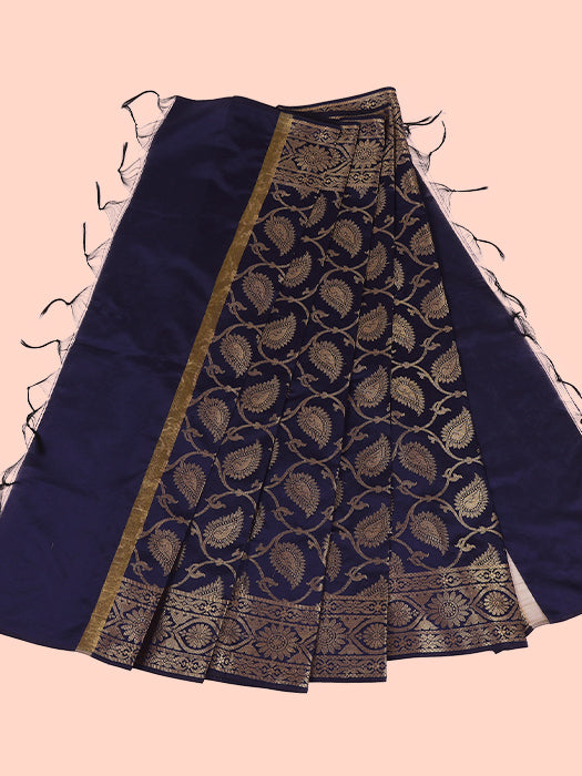 Sheer Organza Dupatta with All-Over Woven Zari Jaal & Booti Motifs