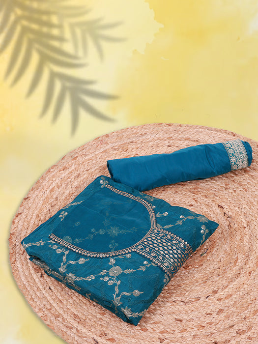 Silk Crepe Suit with Dupatta