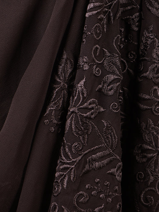 Georgette Thread Embroidery Saree