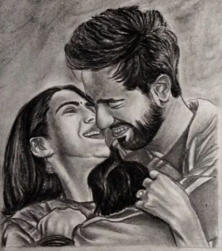 Customized A4 size Pencil/Pen sketch