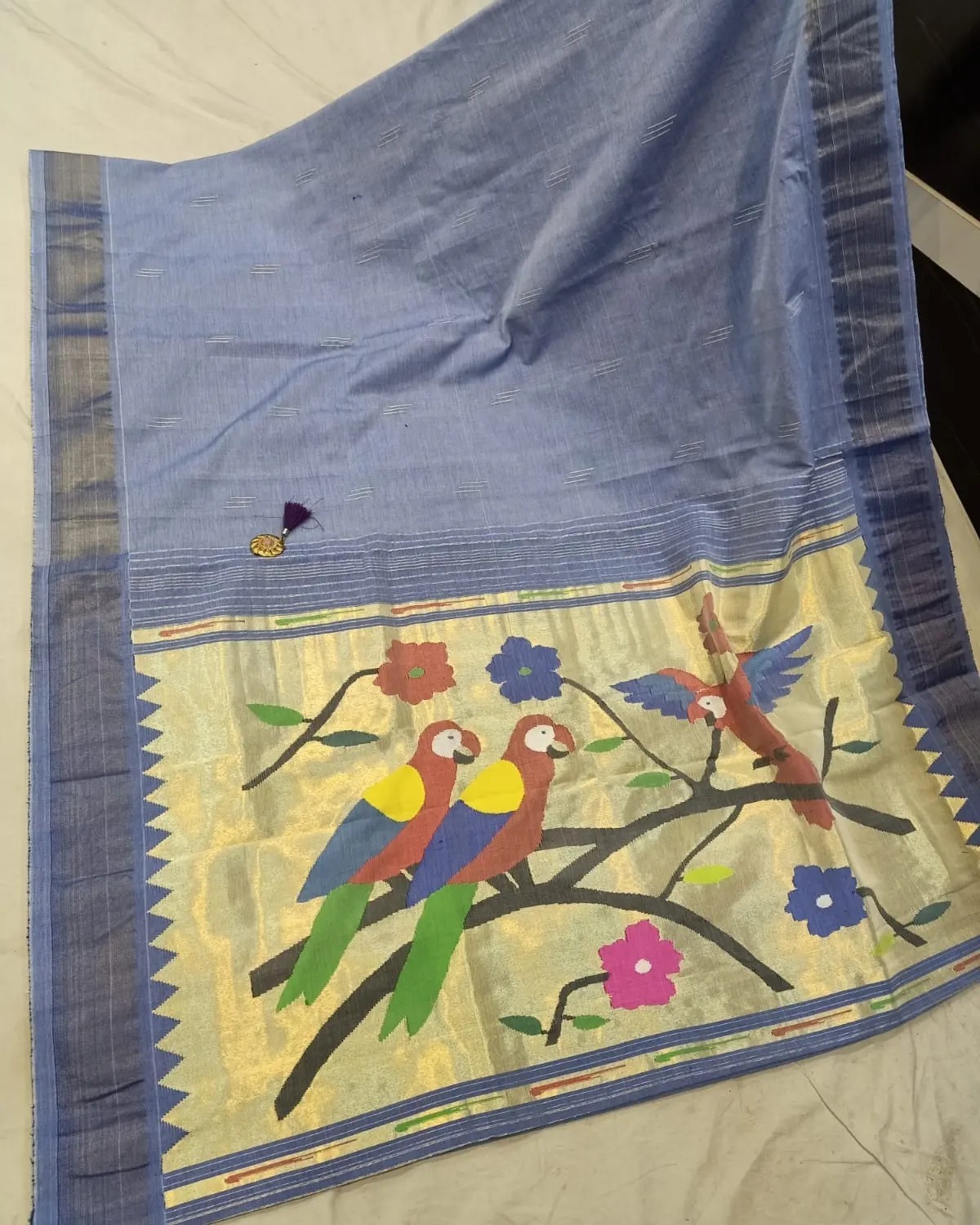 PURE HANDLOOM COTTON PAITHANI