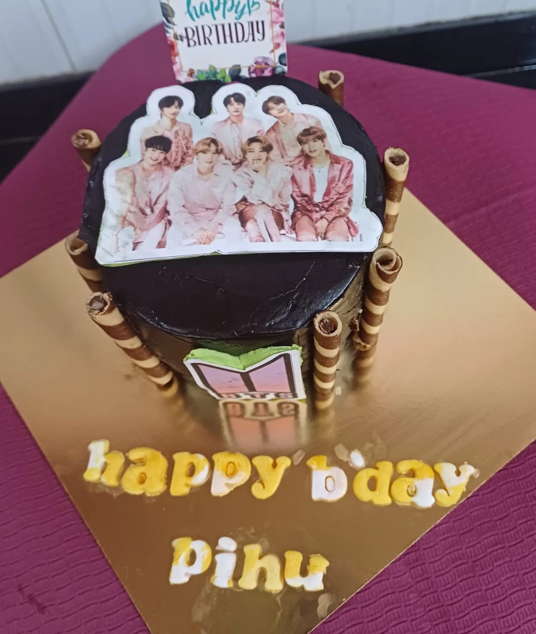 BTS special B'Day cake