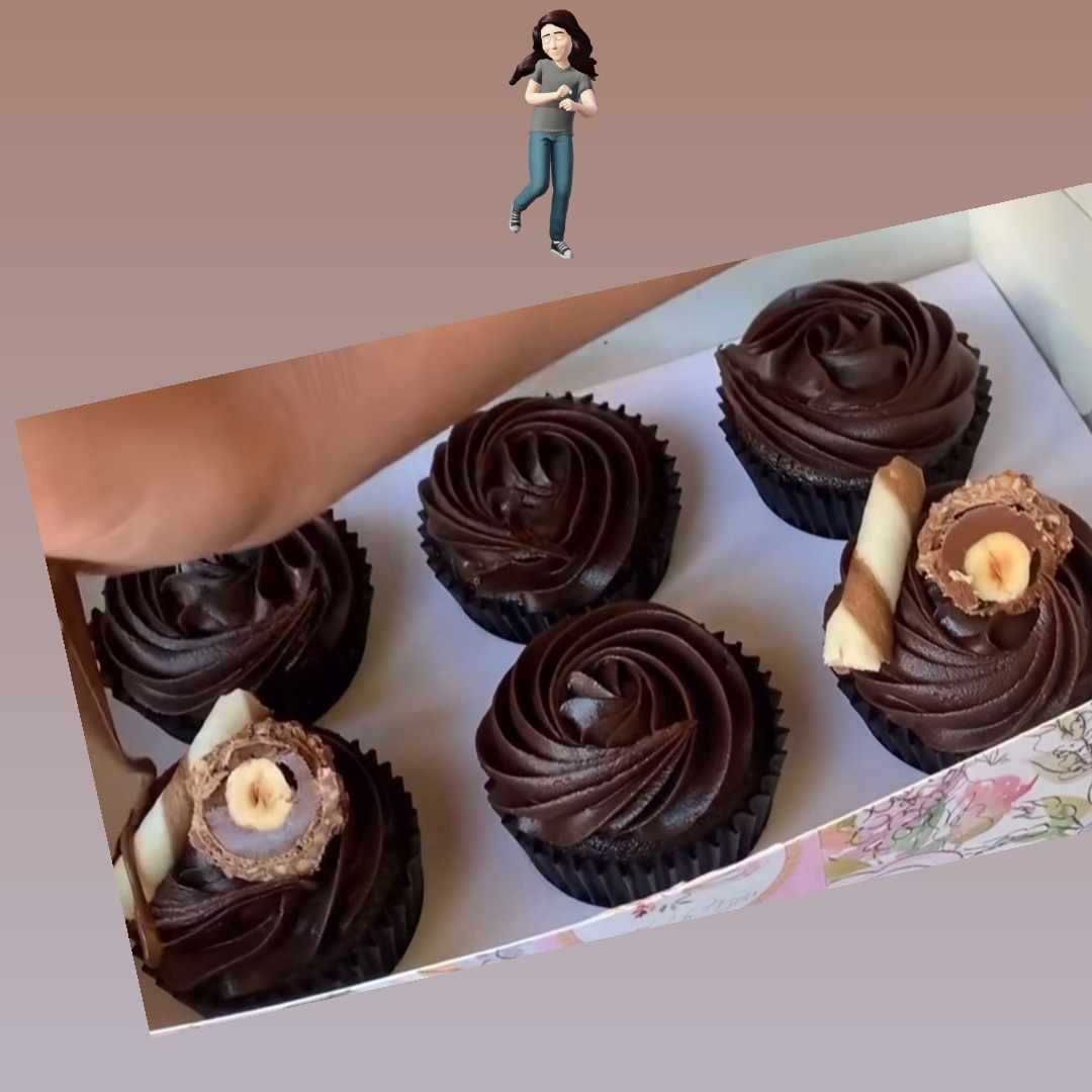 Ferrero Rocher Gourmet Chocolate Cupcakes