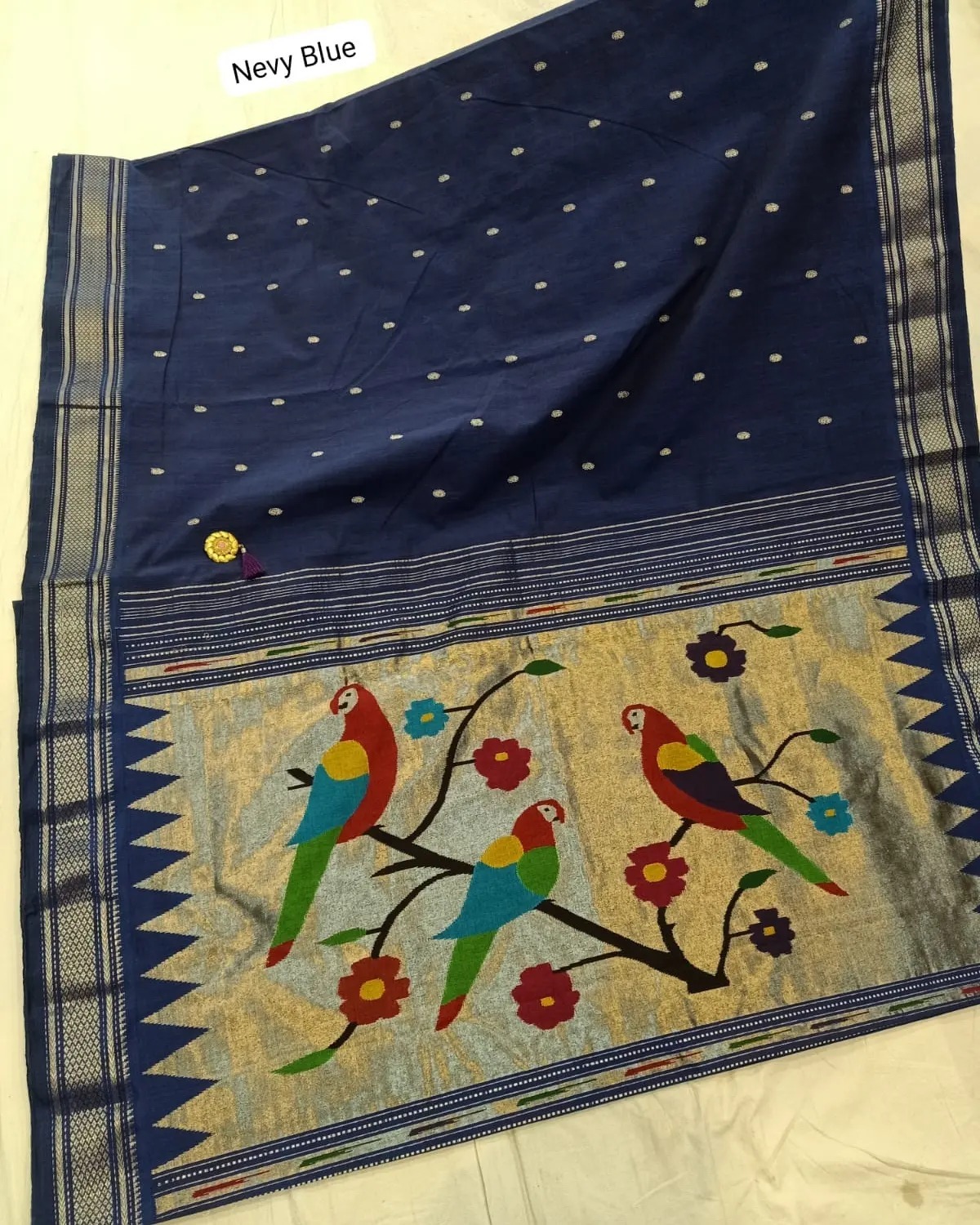 PURE HANDLOOM COTTON PAITHANI