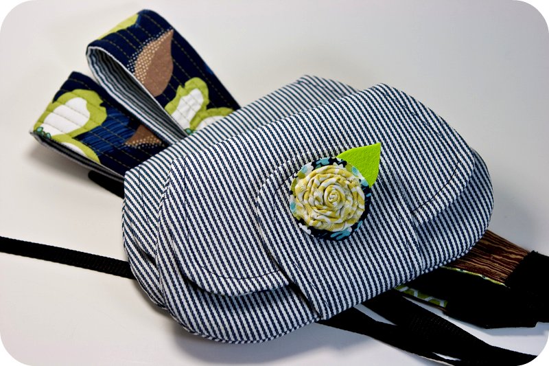 Striped Blue Clutch (Summer Theme)