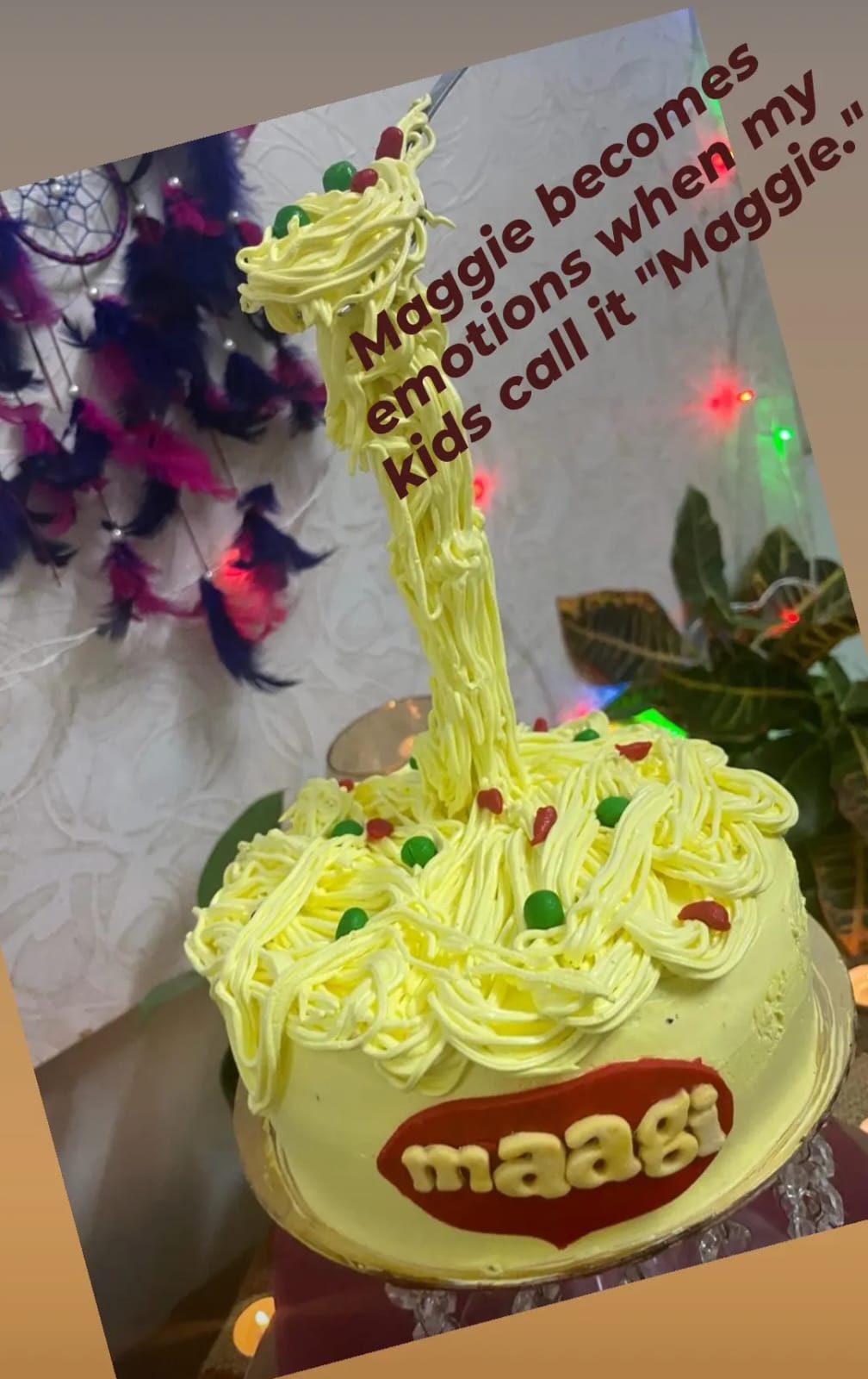 Maagi Birthday Cake
