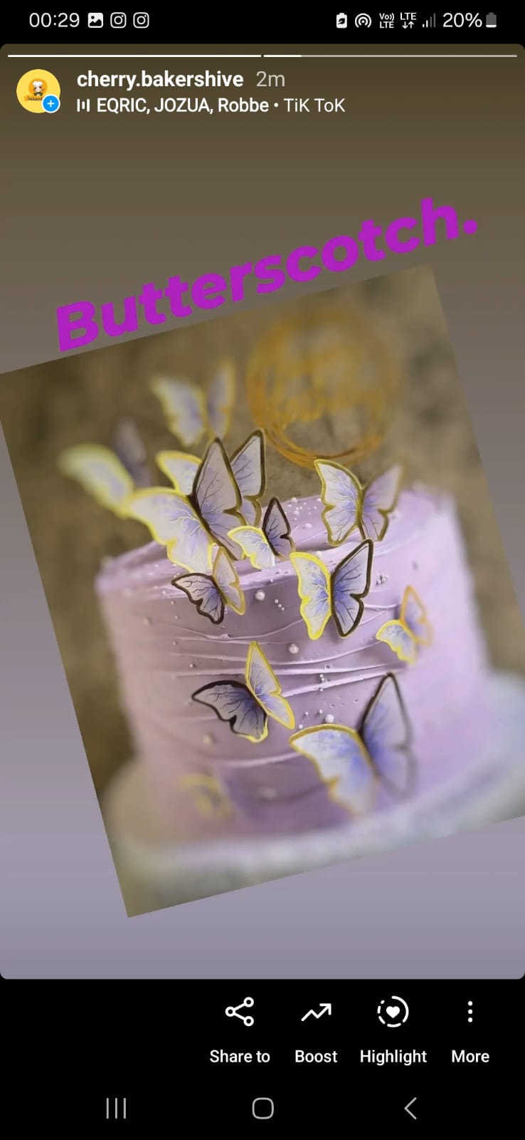 Our Butterscotch Cake - A Symphony of Sweetness