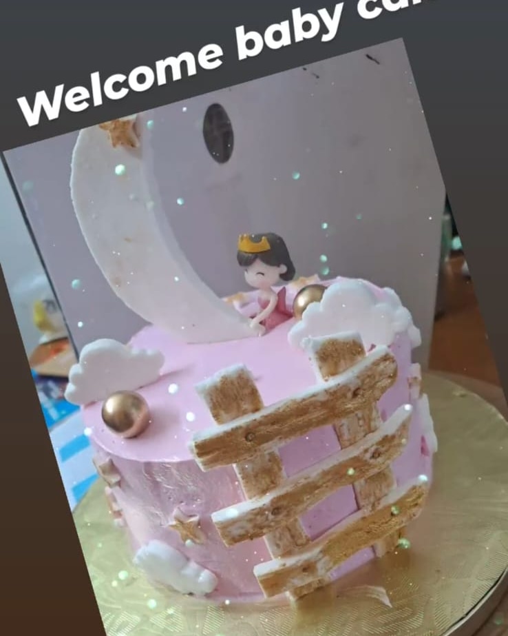 Enchanted Fairy Baby Shower Celebration Cake