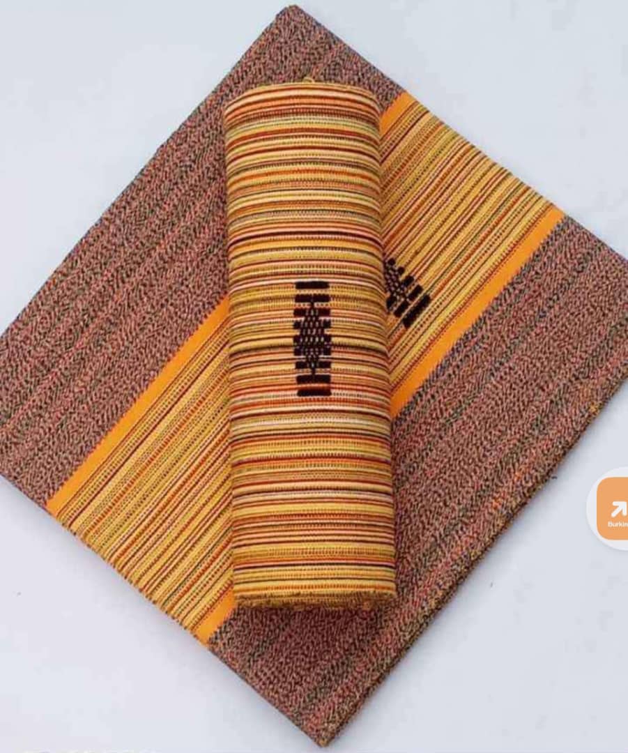 HAMMIYE Premium Multicolour Orange & Black Patterned Dress Material…