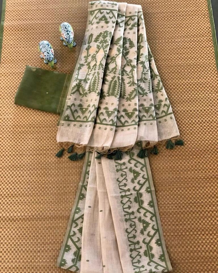 MUSLIN COTTON SARIS