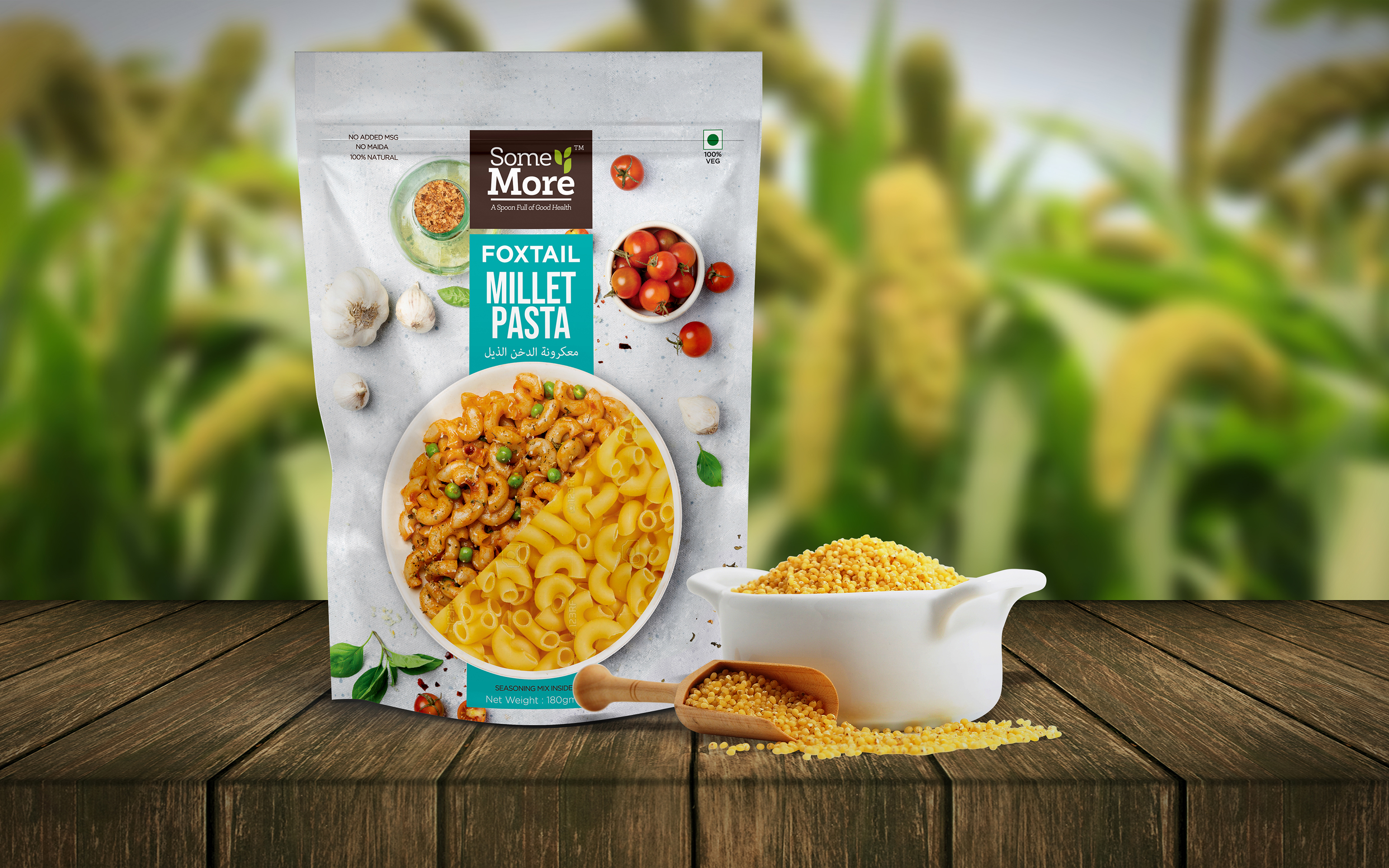 Some More Instant Healthy Foxtail Millet Pasta 175 Grams