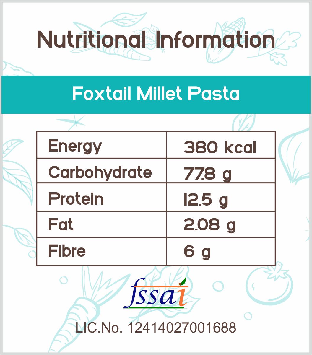 Some More Instant Healthy Foxtail Millet Pasta 175 Grams