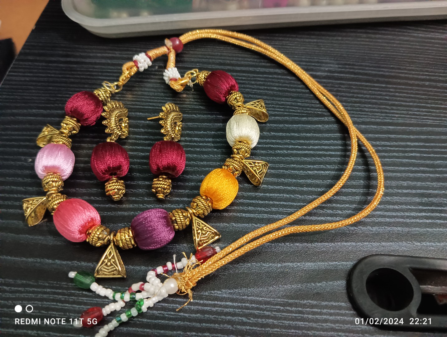 Handcrafted jewelry dark and bright shades