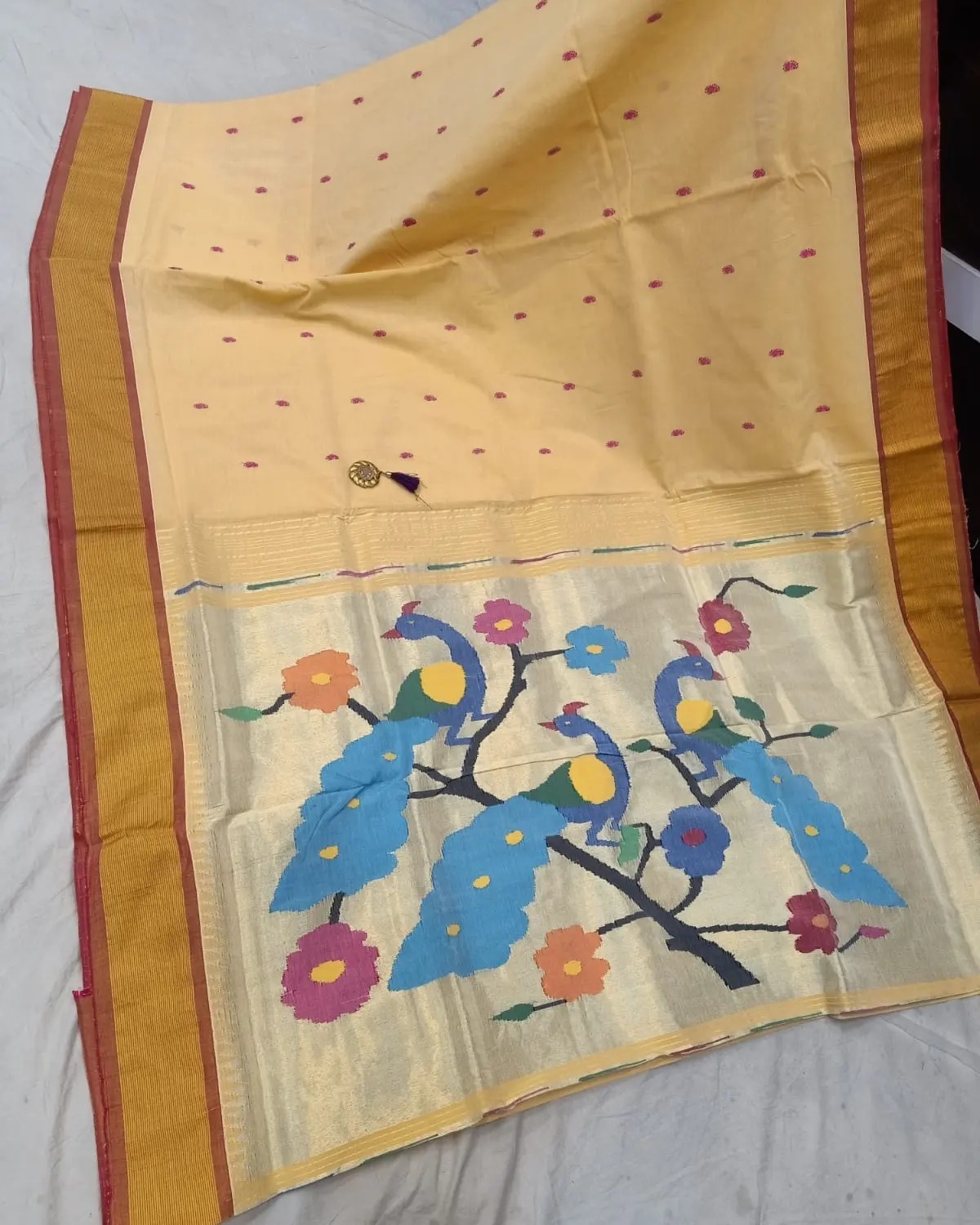 PURE HANDLOOM COTTON PAITHANI