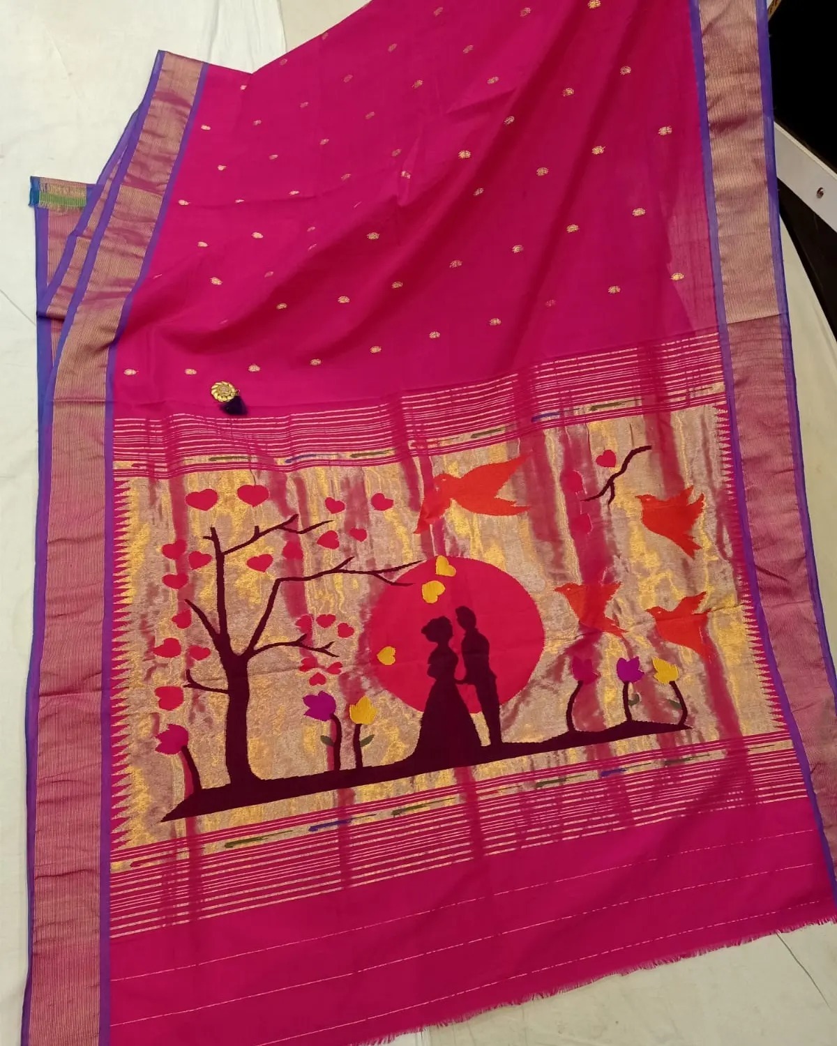 PURE HANDLOOM COTTON PAITHANI