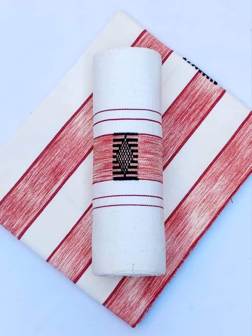Hammiye Red Black and White Premium Fabric