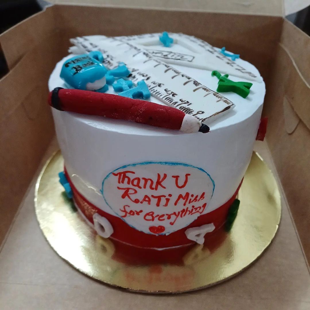 Customized Thank You Cake