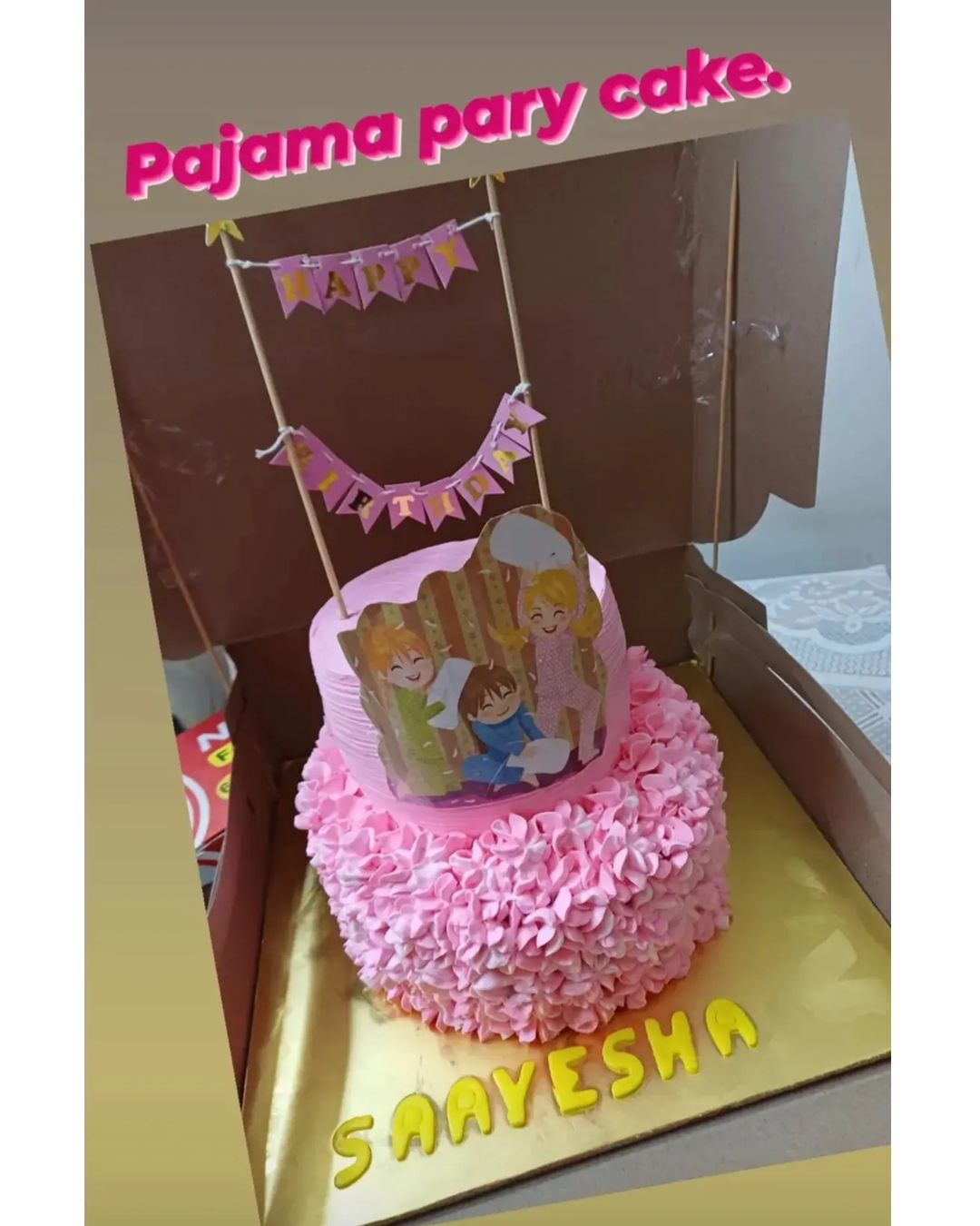 Pajama Party Cake